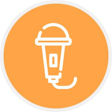 Karaoke, Basit Vektör Simgesi İllüstrasyonu