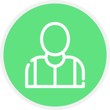 Hakem, Basit Vektör Simgesi İllüstrasyonu