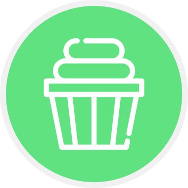 Çamaşır, Basit Vektör Simgesi İllüstrasyonu