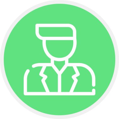 Lider, Basit Vektör Simgesi İllüstrasyonu