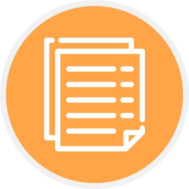 Sözleşme, Basit Vektör Simgesi İllüstrasyonu