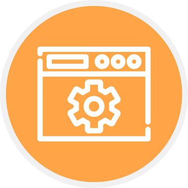 En İyimser, Basit Vektör Simgesi Resimlendirmesi