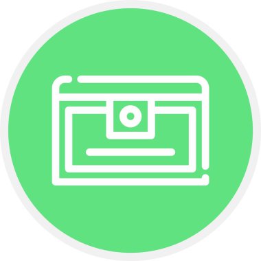 Hazine, Basit Vektör Simgesi İllüstrasyonu