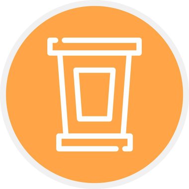 Tanık Duruşu, Basit Vektör Simgesi İllüstrasyonu