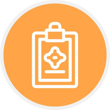 Teşhis, Basit Vektör Simgesi İllüstrasyonu