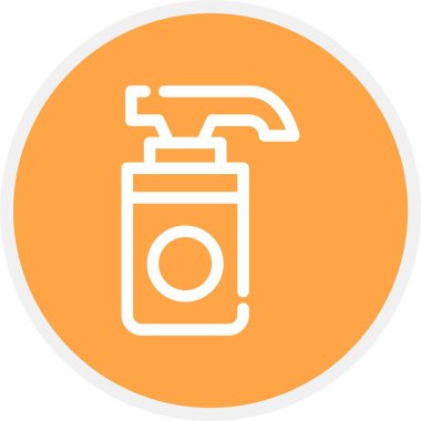 Sıvı Sabun, Basit Vektör Simgesi İllüstrasyonu