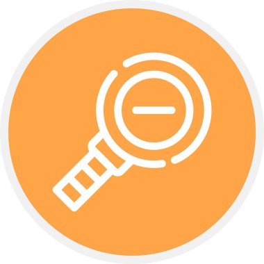 Uzaklaştır, Basit Vektör Simgesi İllüstrasyonu