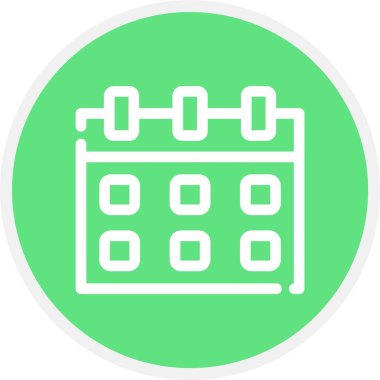 Takvim, Basit Vektör Simgesi ResmiComment