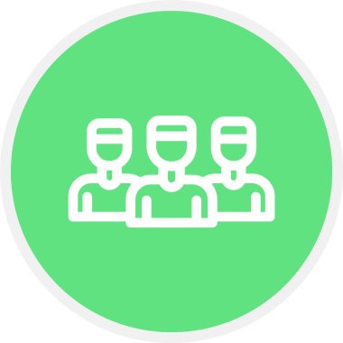 Takım, Basit Vektör Simgesi İllüstrasyonu