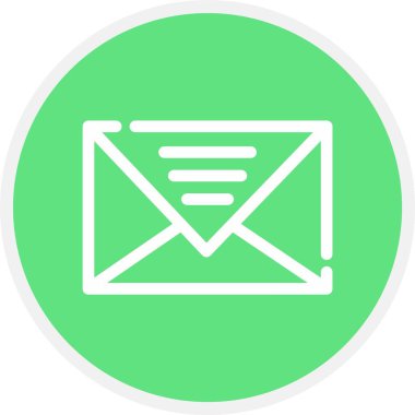 Harf, Basit Vektör Simgesi İllüstrasyonu