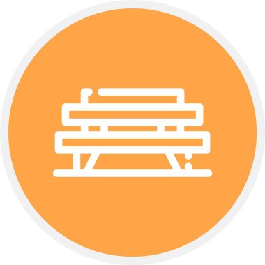 Benç, Basit Vektör Simgesi İllüstrasyonu