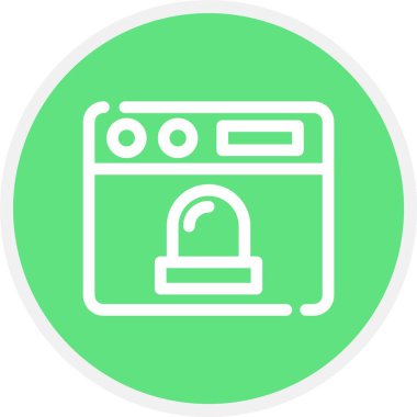 Bilgi Noktası, Basit Vektör Simgesi İllüstrasyonu