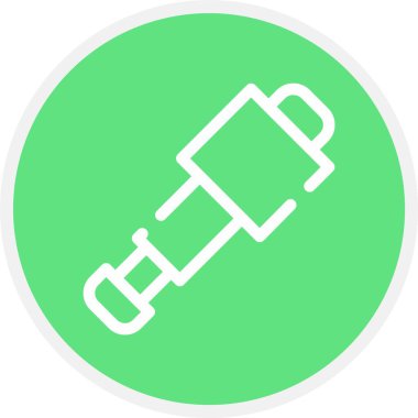 Spyglass, Basit Vektör Simgesi İllüstrasyonu