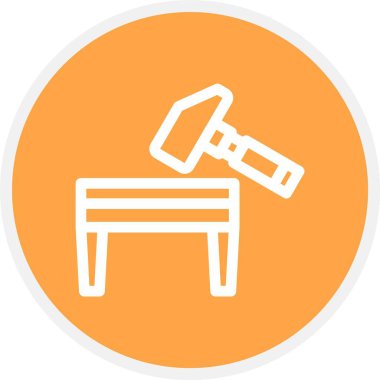 Örs, Basit Vektör Simgesi İllüstrasyonu