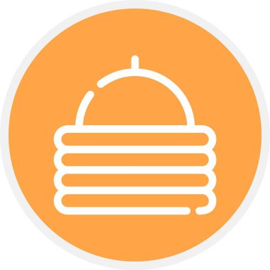 Tabaklar, Basit Vektör Simgesi İllüstrasyonu