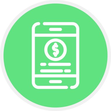 Çevrimiçi Ödeme, Basit Vektör Simgesi ResmiComment