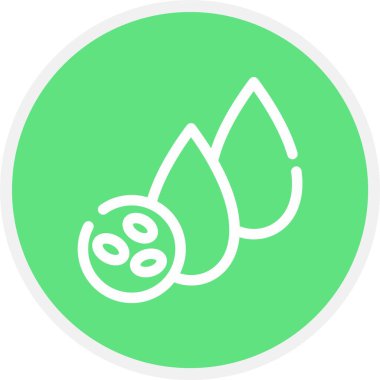 Kan Hücreleri, Basit Vektör Simgesi İllüstrasyonu