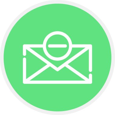 Eksi, Basit Vektör Simgesi İllüstrasyonu