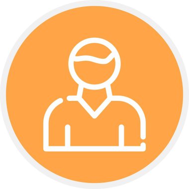 Tanık, Basit Vektör Simgesi İllüstrasyonu