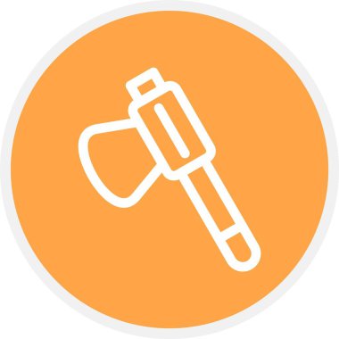 Axe, Basit Vektör Simgesi İllüstrasyonu