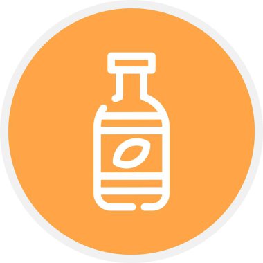 Rum, Basit Vektör Simgesi İllüstrasyonu