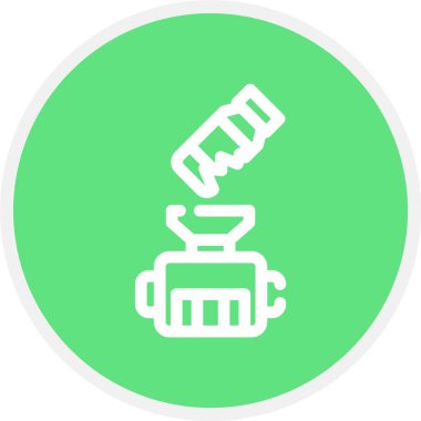 Crusher, Basit Vektör Simgesi İllüstrasyonu