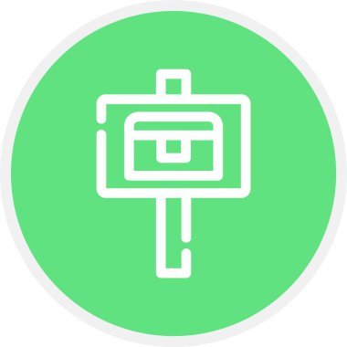 Sinyal, Basit Vektör Simgesi İllüstrasyonu