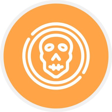 Sikke, Basit Vektör Simgesi İllüstrasyonu