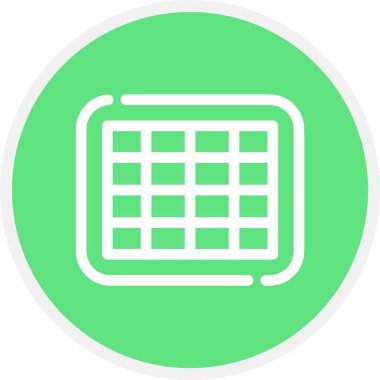 Sunum, Basit Vektör Simgesi İllüstrasyonu