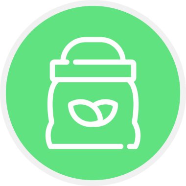 Gübre, Basit Vektör Simgesi İllüstrasyonu