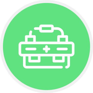 İlk Yardım, Basit Vektör Simgesi İllüstrasyonu