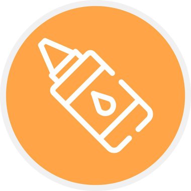 Yapıştırıcı, Basit Vektör Simgesi İllüstrasyonu