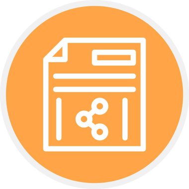 Paylaş, Basit Vektör Simgesi İllüstrasyonu