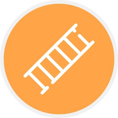 Merdiven, Basit Vektör Simgesi İllüstrasyonu