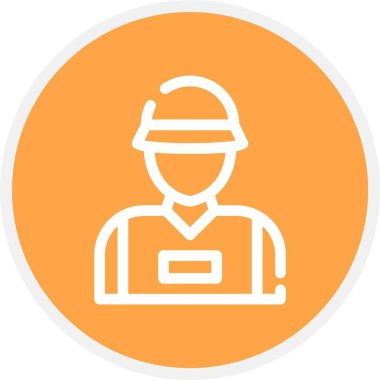 Arkeolog, Basit Vektör Simgesi İllüstrasyonu