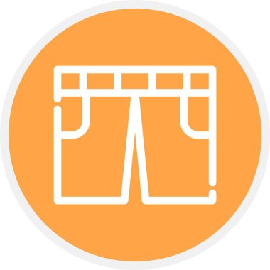 Pantolon, Basit Vektör Simgesi İllüstrasyonu