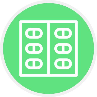 Tablet, Basit Vektör Simgesi İllüstrasyonu