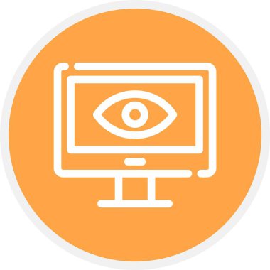 Görünüm, Basit Vektör Simgesi İllüstrasyonu