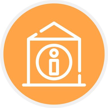 Bilgi Noktası, Basit Vektör Simgesi İllüstrasyonu