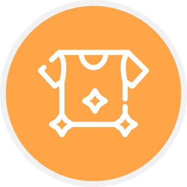 Çamaşır, Basit Vektör Simgesi İllüstrasyonu