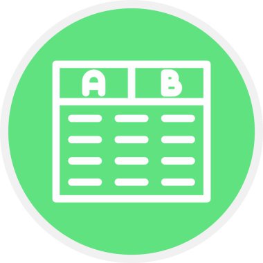 Rekabet, Basit Vektör Simgesi İllüstrasyonu