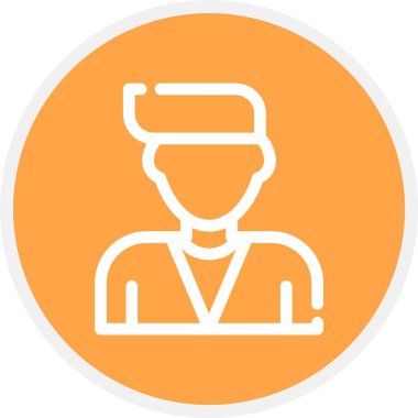 Adamım, Basit Vektör Simgesi İllüstrasyonu