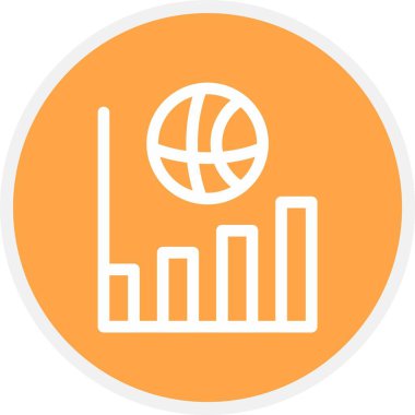 Grafik, Basit Vektör Simgesi İllüstrasyonu