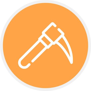 Kazma, Basit Vektör Simgesi İllüstrasyonu