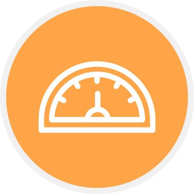 Hız göstergesi, Basit Vektör Simgesi İllüstrasyonu