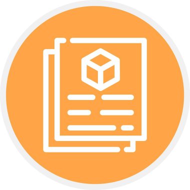 D Tasarım, Basit Vektör Simgesi İllüstrasyonu