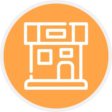 Depolama, Basit Vektör Simgesi İllüstrasyonu