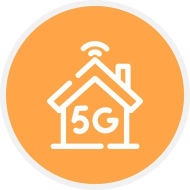 5 g simge vektör illüstrasyon tasarımı