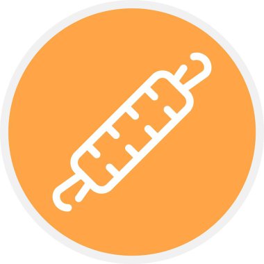 Eşsiz fermuar vektör simgesi