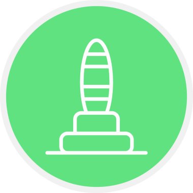 Modern b 'nin vektör çizimi roket simgesinden yoksun